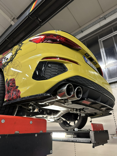 DTH REAPER V4 mit 4 x 101mm Endrohren Seitenansicht links