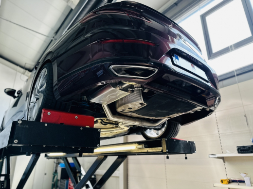 REAPER V4 Arteon / Passat 3C valve exhaust 76mm or 90mm / Black tailpipes 101mm