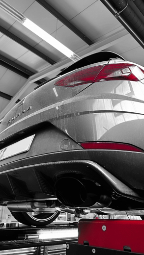 REAPER V4 ECE Klappenauspuff Leon 290