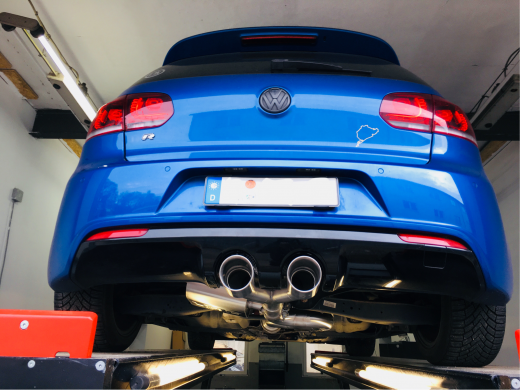 Golf 6 R RAPTOR Abgasanlage Golf 6 R RAPTOR Abgasanlage