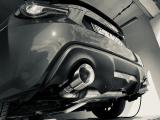Heckansicht links unten Subaru BRZ Toyota GT86 Facelift mit 114mm Endrohren