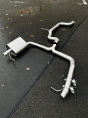 REAPER V4 ECE Klappenauspuff Skoda Octavia NX front view
